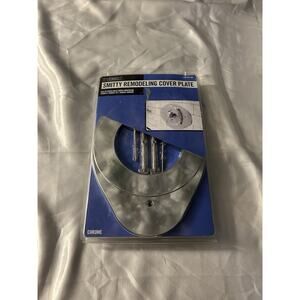 Tub and Shower Smitty Remodeling Plate in Brushed Nickel